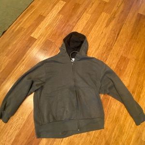 forest green zip up